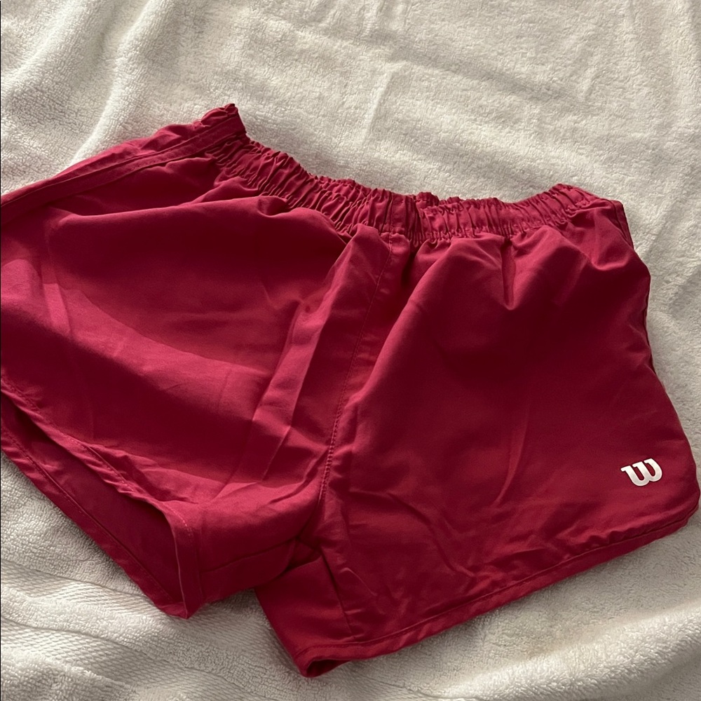 Wilson Women's Bold Red Athletic Shorts